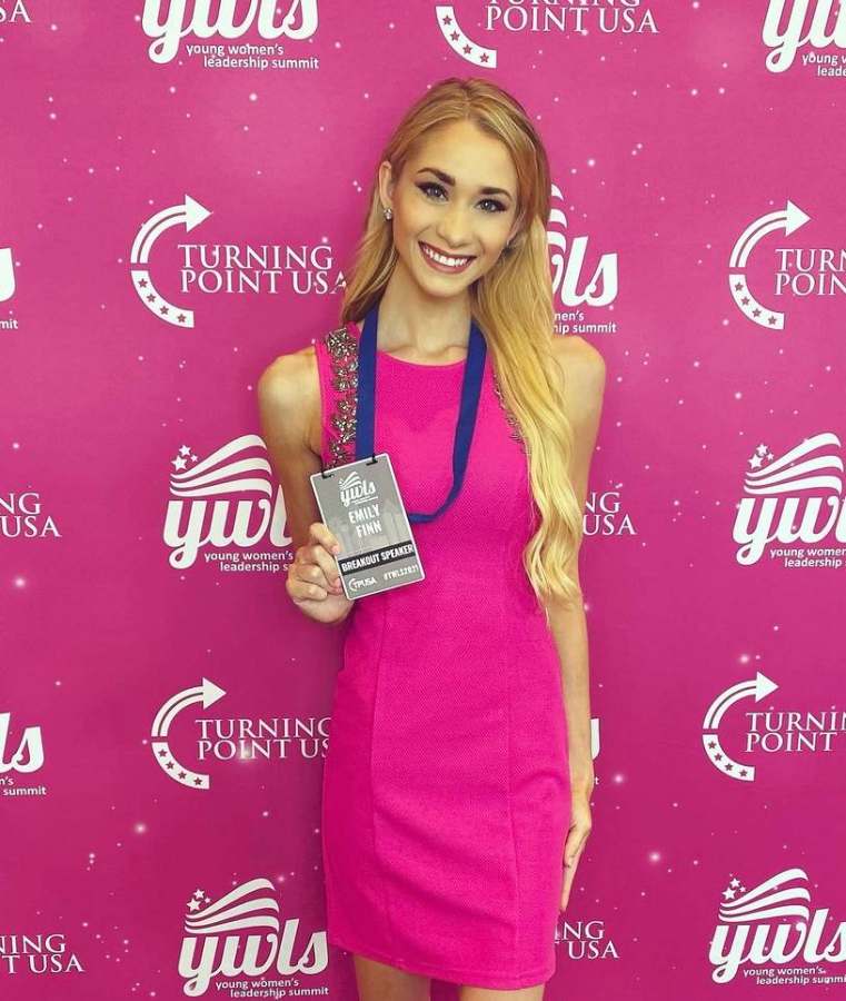Emily as a breakout speaker at TPUSA's Young Women's Leadership Summit